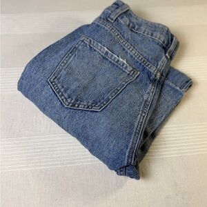 Garage Blue Straight Leg Jeans